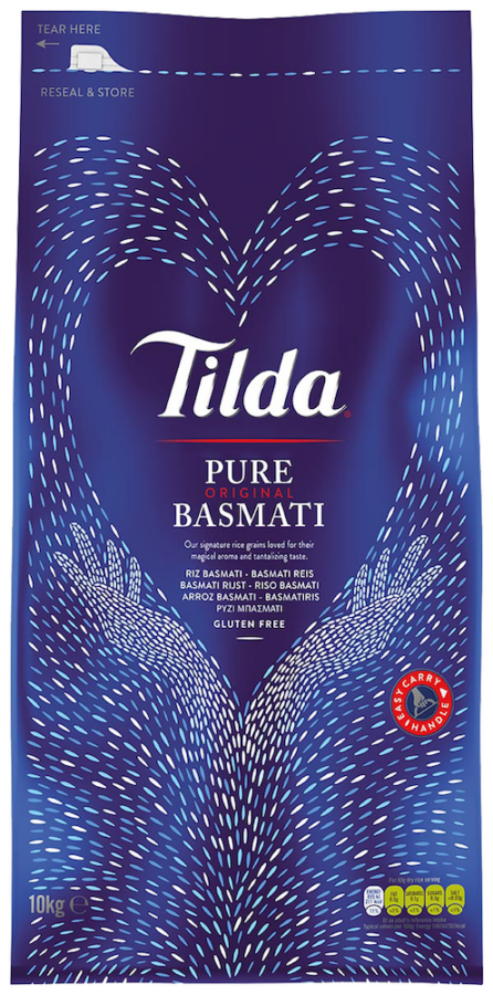 Tilda Pure Basmati Rice.