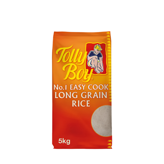 Tolly Boy Easy Cook Long Grain Rice 5Kg
